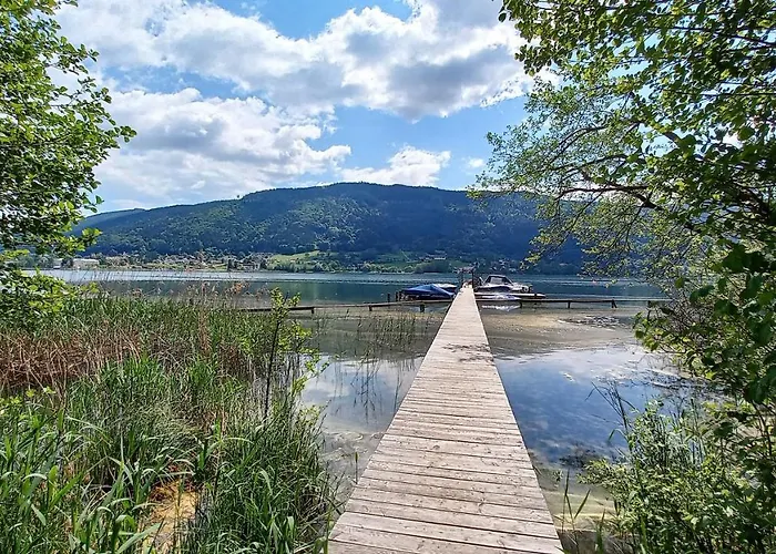아파트 Mona Haus Kmb Seeblick Ossiacher See, Hallenbad, Skiarena Gerlizen *