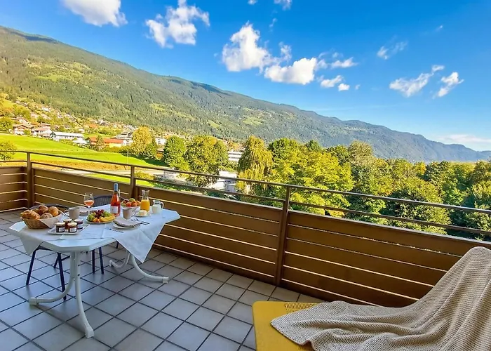 아파트 Mona Haus Kmb Seeblick Ossiacher See, Hallenbad, Skiarena Gerlizen 보덴스도르프